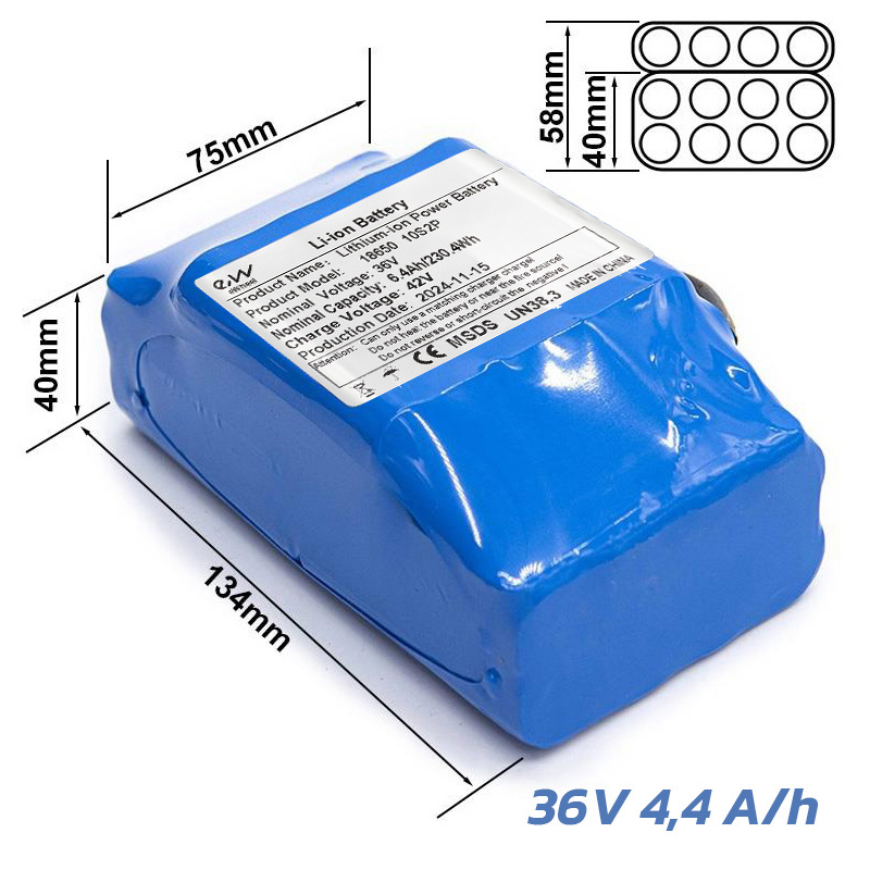 Batería externa 36V 6,4 A/h - RuedaQrueda