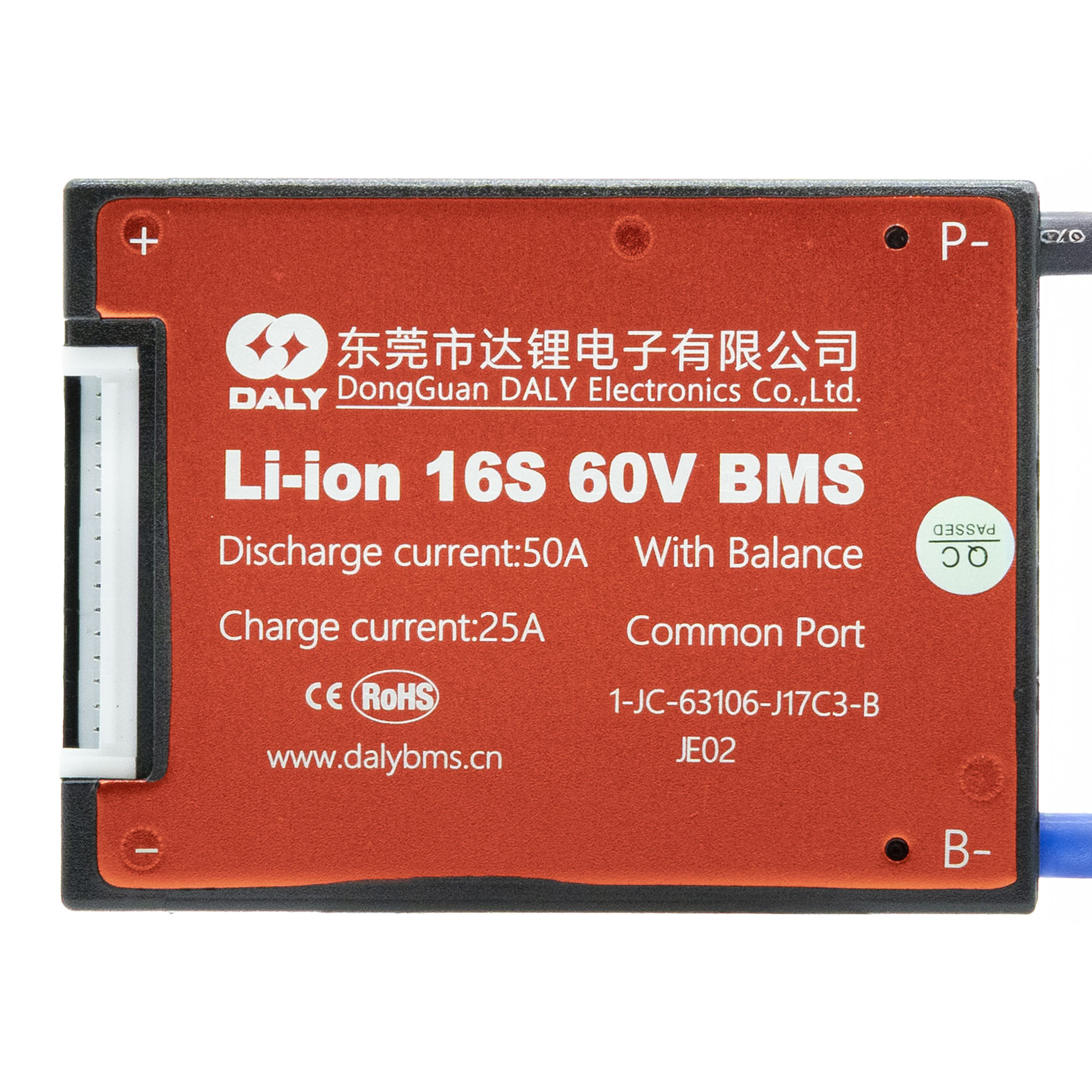 BMS 16S 60V 50A [DALY] - RuedaQrueda