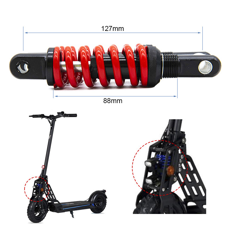 Suspensión delantera Mástil Ecoxtrem - Roja - RuedaQrueda