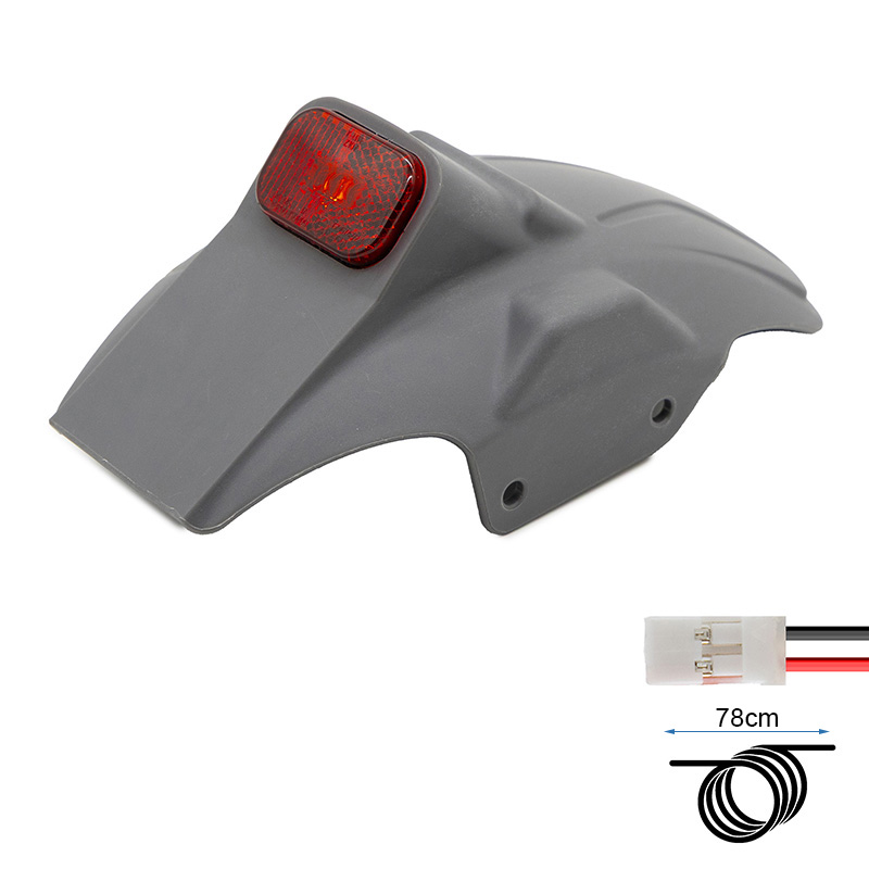 Guardabarros trasero con luz smartgyro EVO - RuedaQrueda