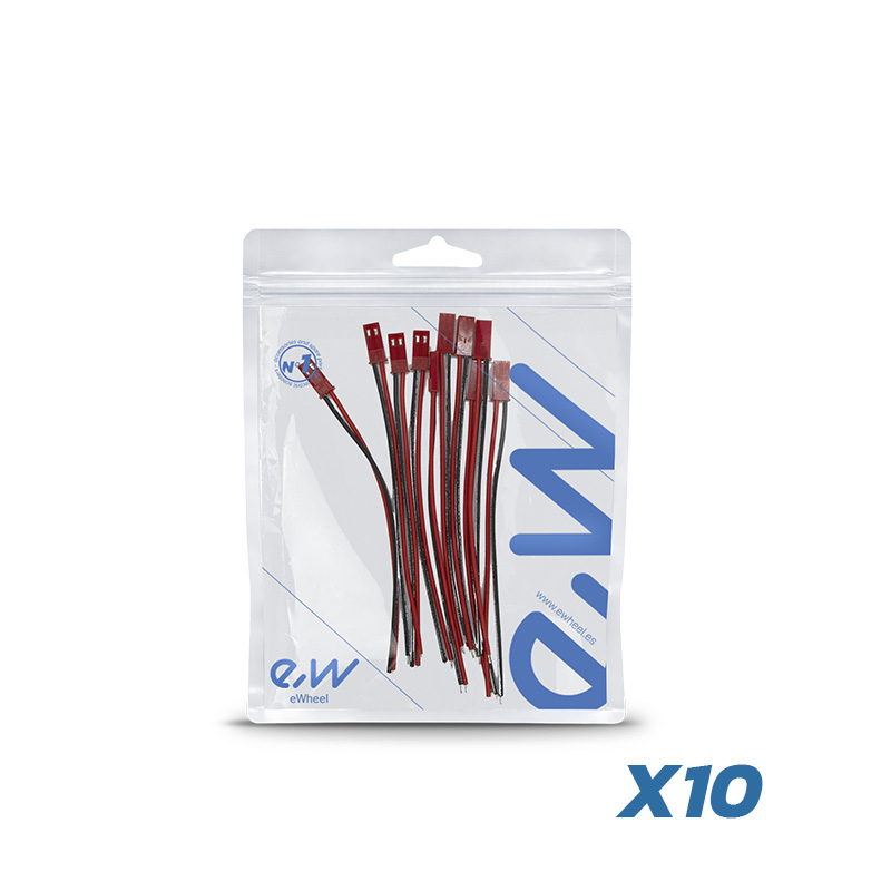 Conector JST con cable - 10 HEMBRA - RuedaQrueda