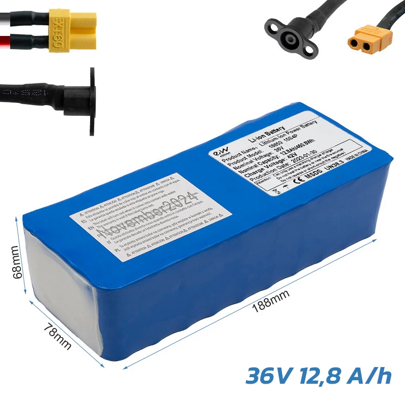 Batería externa 36V 12,8 A/h - RuedaQrueda