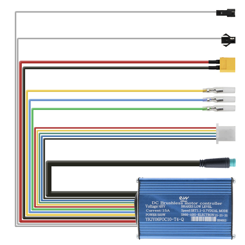 48V 15A 500W-A 15-25-35km/h deslimitable - Smartgyro no homologado Crossover - RuedaQrueda