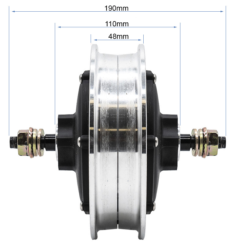motor 52V 1200W 6/B38 KuKirin G3 Pro - cable corto - RuedaQrueda