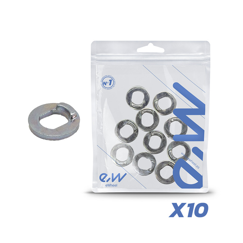 Arandela con chaveta M10 para motor Xiaomi - 10uds - RuedaQrueda