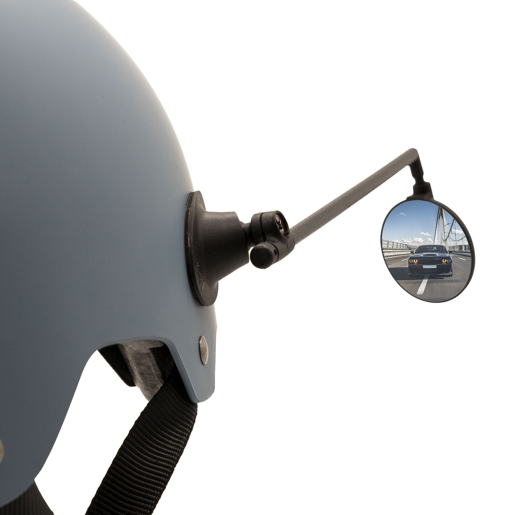 Espejo retrovisor lateral EWR002 para casco - ajustable y desmontable - RuedaQrueda