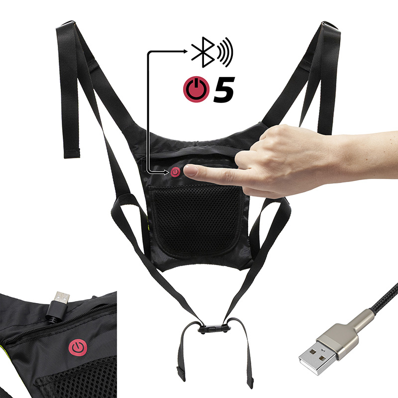 Chaleco con intermitentes EWC001 - RuedaQrueda