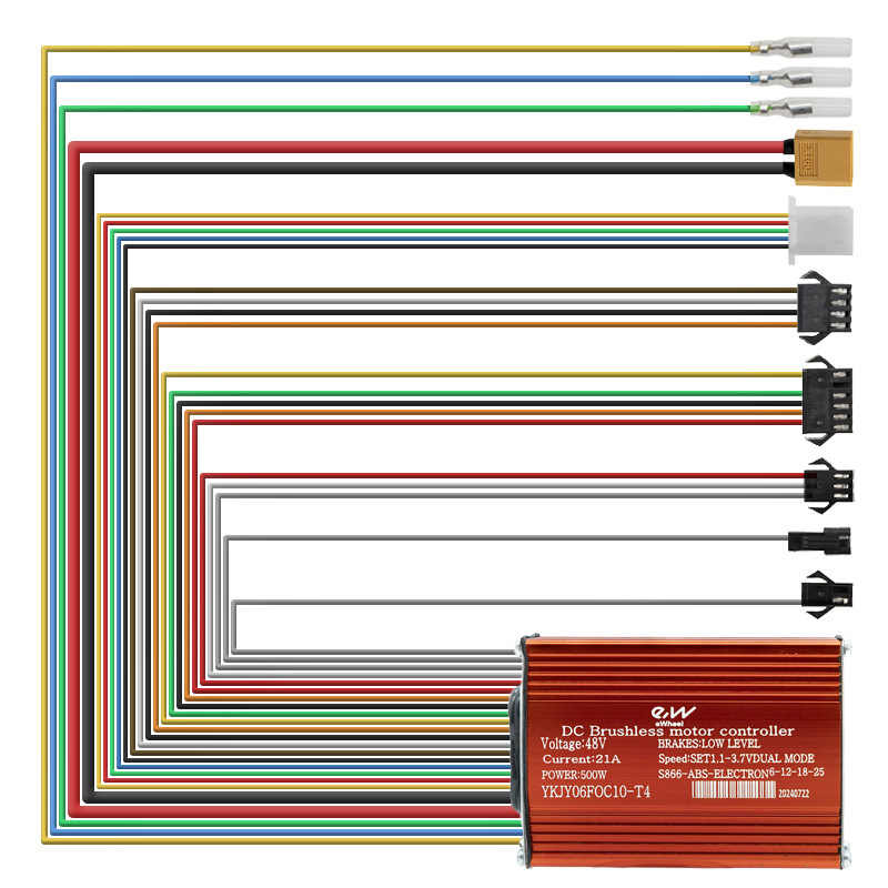 48V 21A 500W 6-12-18-25km/h (CON cable de limitación) Smartgyro Speedway/Rockway homologado - RuedaQrueda