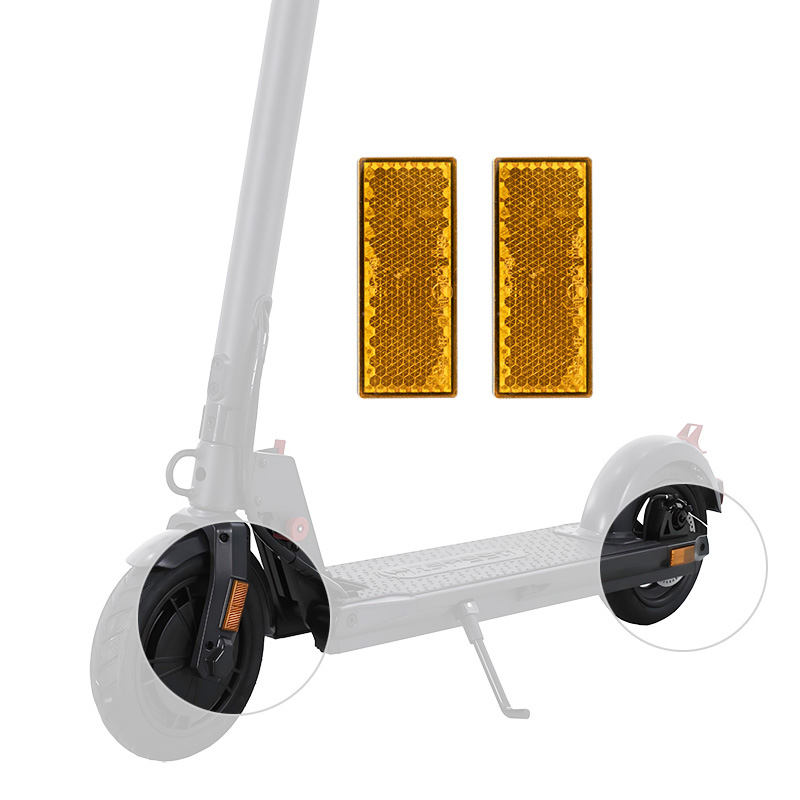 Reflector amarillo horquilla orginal Wispeed T855 - RuedaQrueda