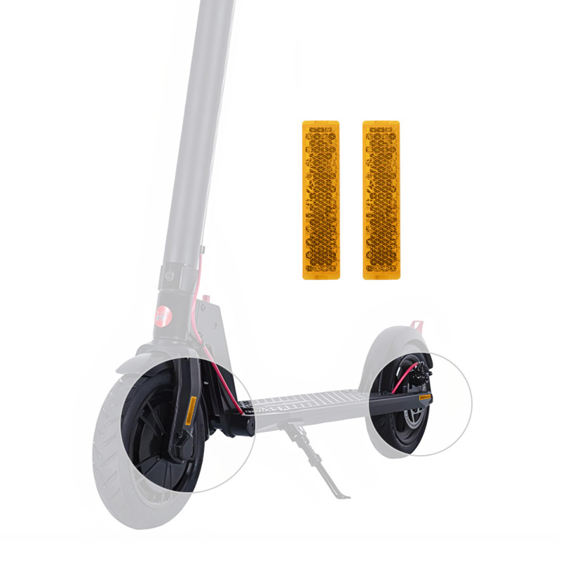 Reflector amarillo embellecedor lateral orginal Wispeed T850 - RuedaQrueda