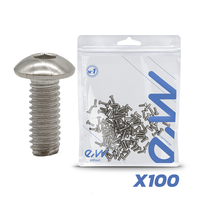 Tornillo tapa batería M365/1S/Pro/Pro2/Mi3/Mi3 lite/Essential/Mi4 pro -100pcs - RuedaQrueda