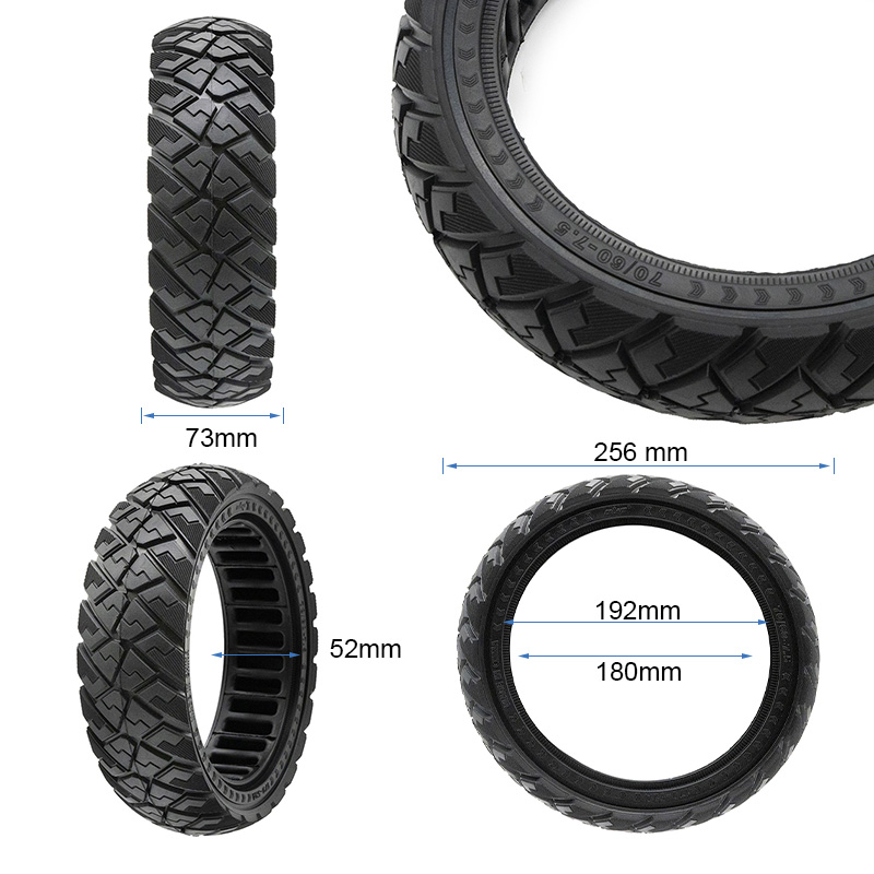 Ulip 70/60-7.5 diamante todoterreno neumático sólido. - RuedaQrueda