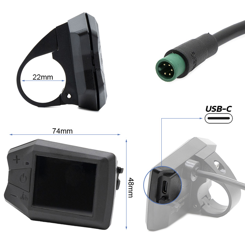 Kit electrónica para bicicleta EWEBK-001 - RuedaQrueda