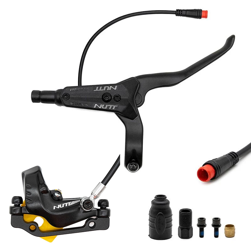Kit de freno hidráulico negro Y5 Delantero L trasero R [NUTT] - RuedaQrueda
