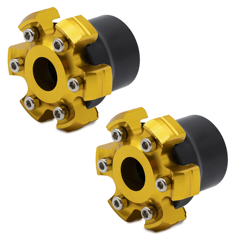 Protector decorativo anticaídas para eje motor o llanta EWTB-006 dorado - RuedaQrueda