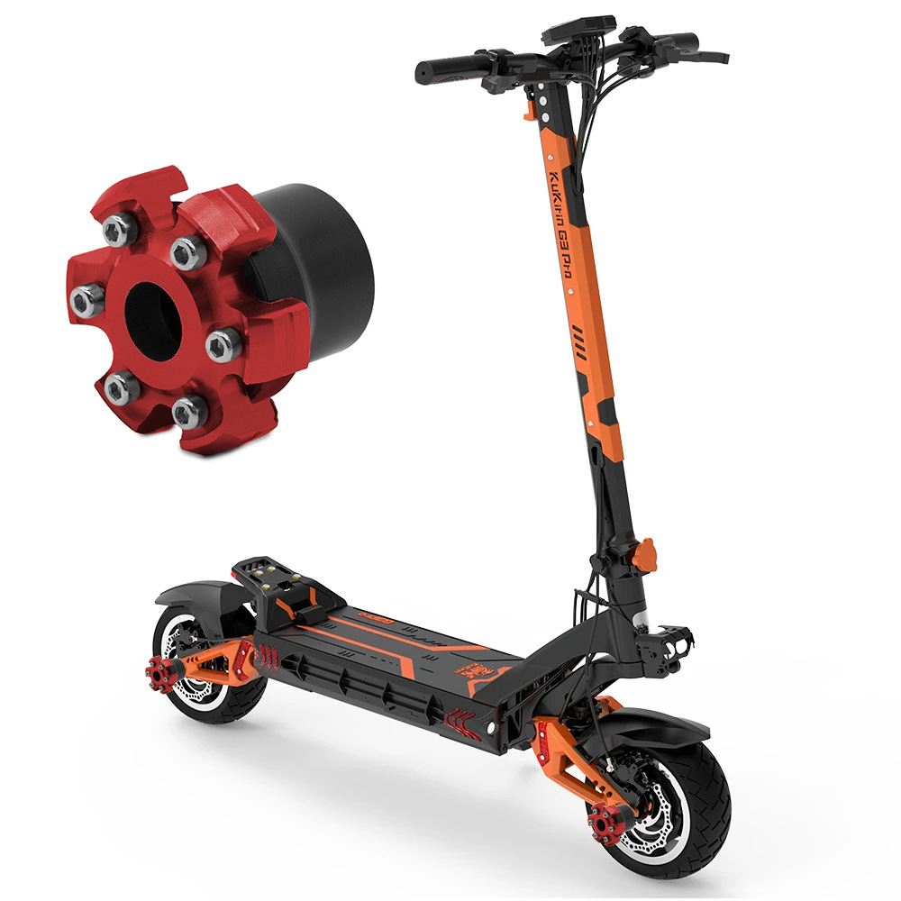 Protector decorativo anticaídas para eje motor o llanta EWTB-006 rojo - RuedaQrueda