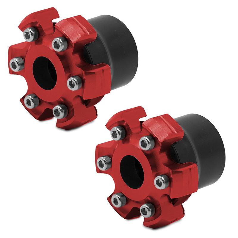 Protector decorativo anticaídas para eje motor o llanta EWTB-006 rojo - RuedaQrueda