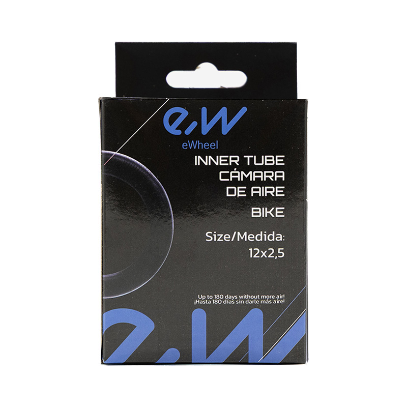 Cámara de aire 12x2,5 válvula curva 90ºx90º - RuedaQrueda