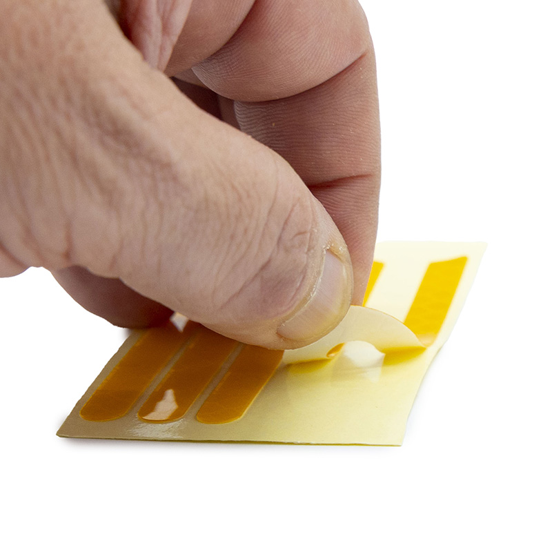 Adhesivo reflectante dorado para patinete Xiaomi M365 y Pro pack de 10 - RuedaQrueda