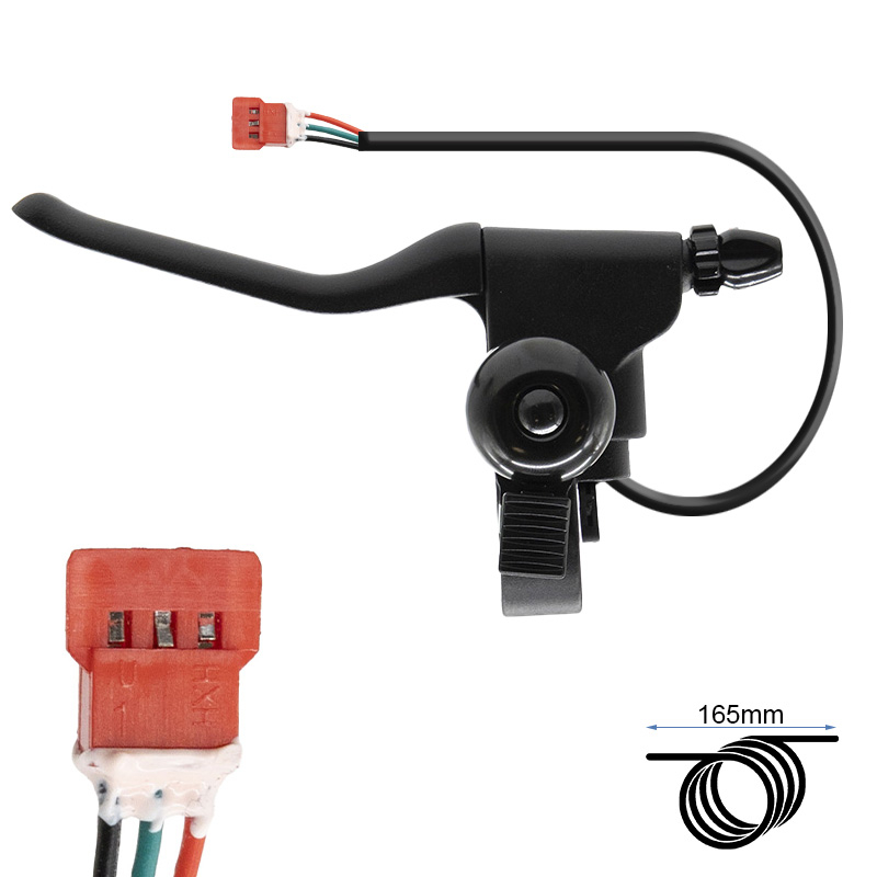 Maneta de freno izquierda con timbre Smartgyro Z-one/Zwheel E9T/Urbanglide 350CT - RuedaQrueda