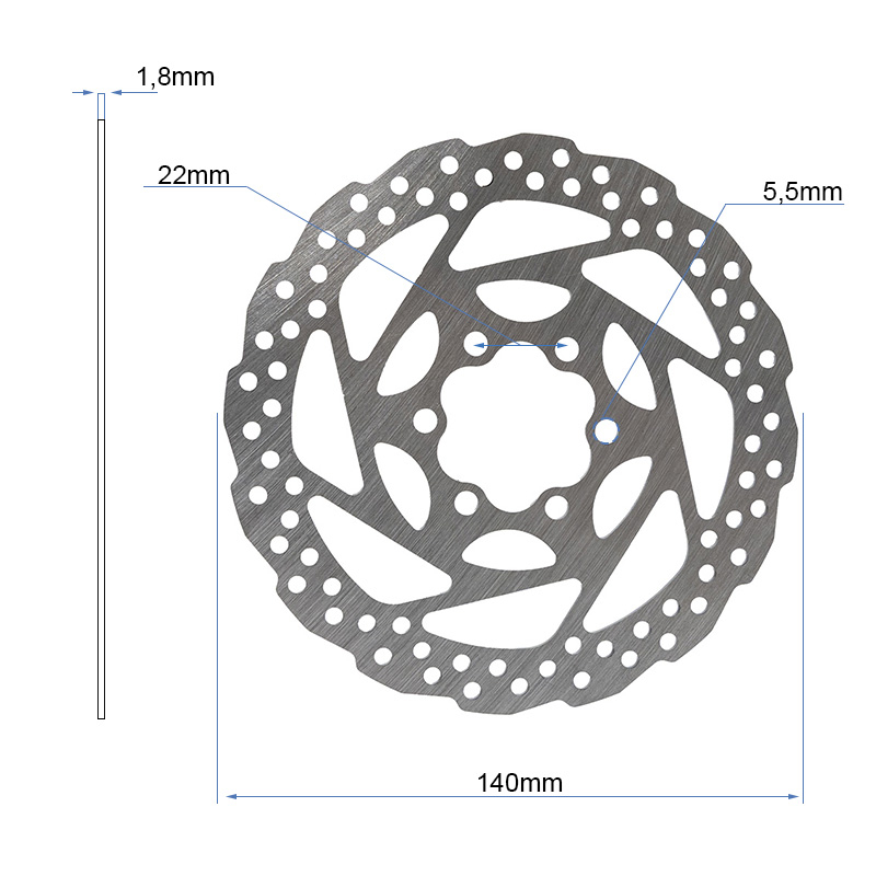 Disco de freno EWD003 - 140mm - RuedaQrueda
