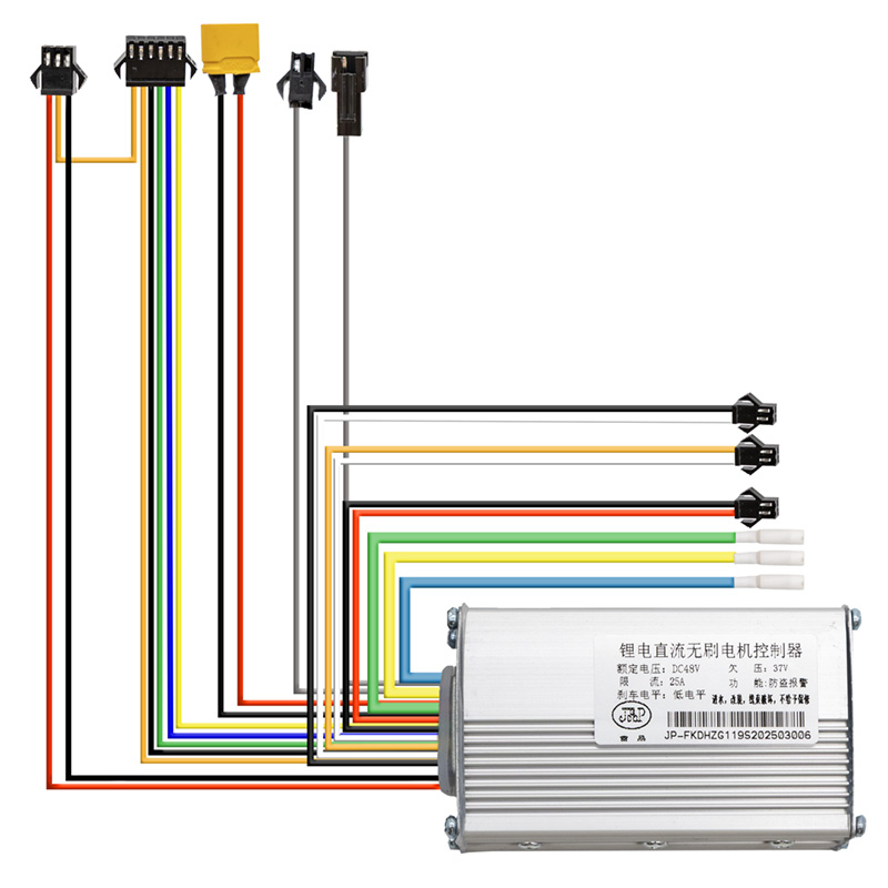 Controladora JP 48V 25A 800W LCD JP [J&P] - RuedaQrueda