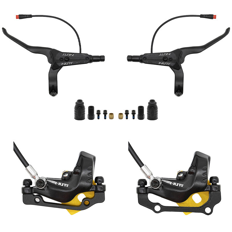 Kit de freno hidráulico negro Y5 Delantero L trasero L [NUTT] - RuedaQrueda