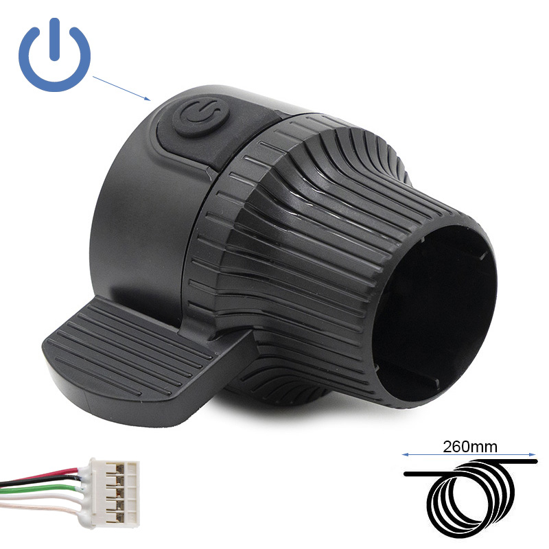 Acelerador con botonera de encendido Kukirin G2/3/4 (Sin logo) - RuedaQrueda