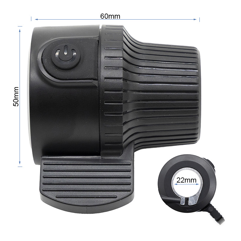 Acelerador con botonera de encendido Kukirin G2/3/4 (Sin logo) - RuedaQrueda