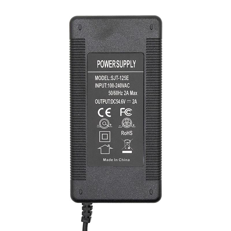 Cargador 48v (salida 54,6v) 2A conector MI4 ULTRA - RuedaQrueda