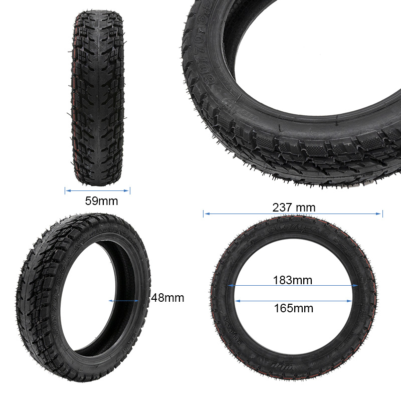 Neumático tubeless off-road 60/70-6,5 con válvula - RuedaQrueda