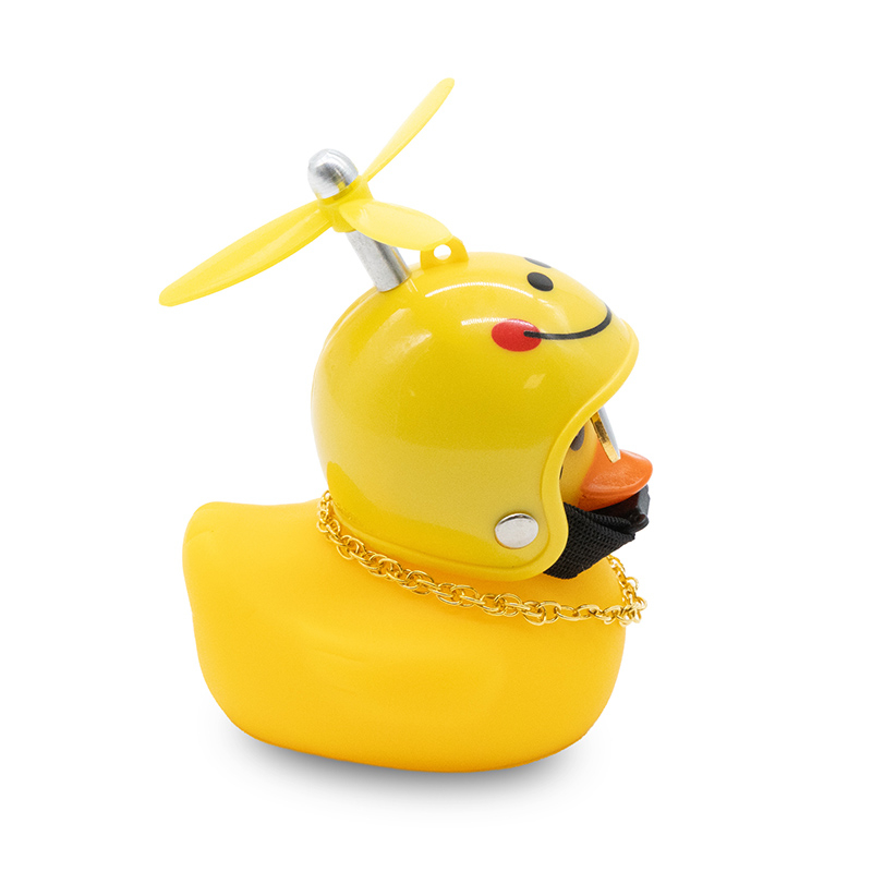 PTO-009 Pato casco hélice emoji - RuedaQrueda