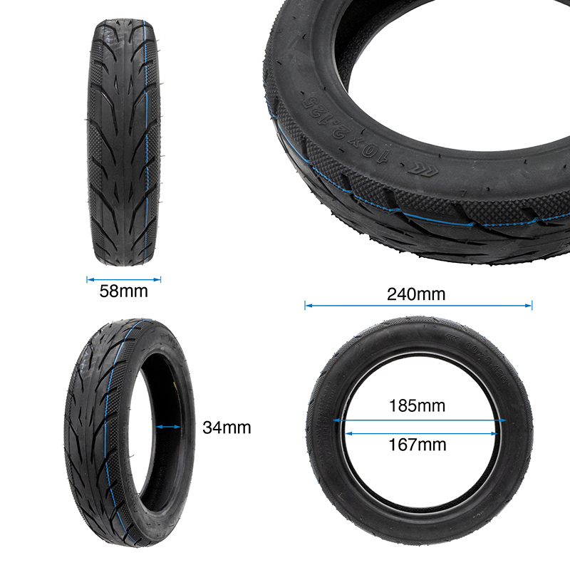 Neumático tubeless 10x2,125-6,5 [Yuanxing] - RuedaQrueda