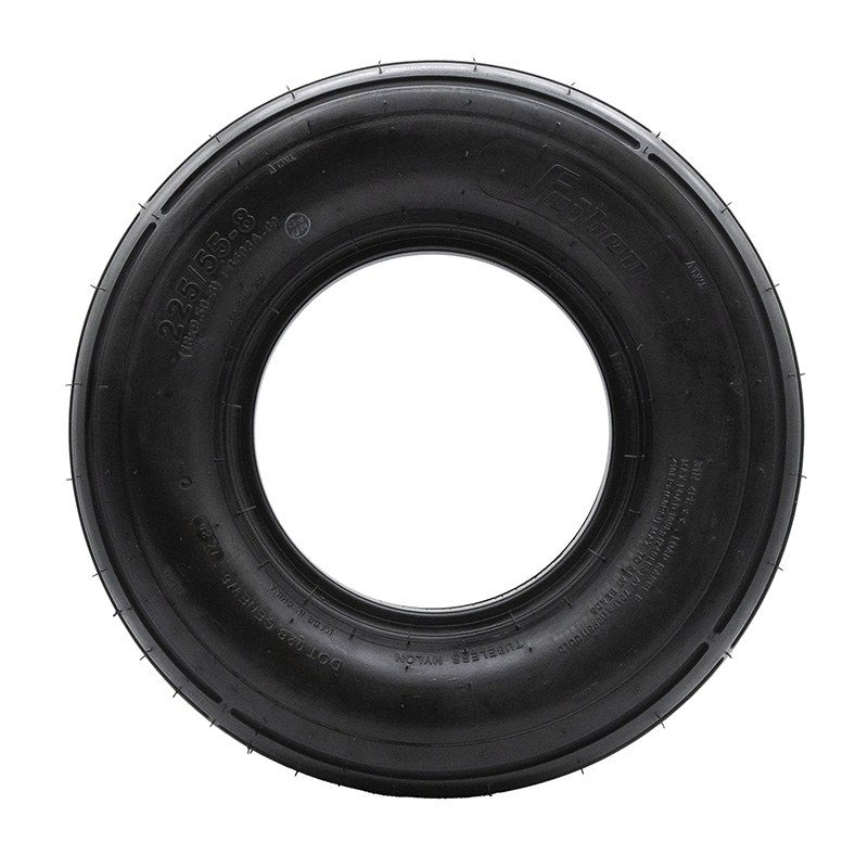 Neumático tubeless 18x9,5-8 / 225/55-8 liso [Feiben] - RuedaQrueda