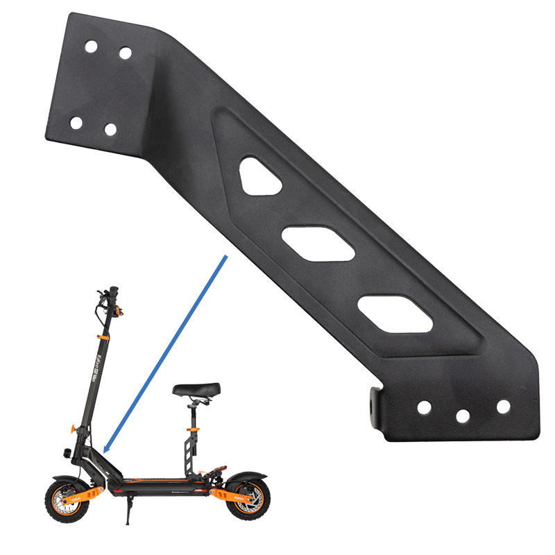 Pieza unión izquierda chasis-mástil KuKirin G2 Max nuevo modelo 2025 - RuedaQrueda