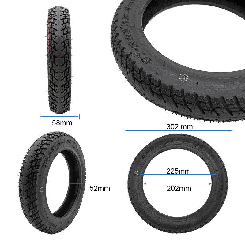 Pneu Tubeless off-road 12,5X2,125(57-203) - RuedaQrueda