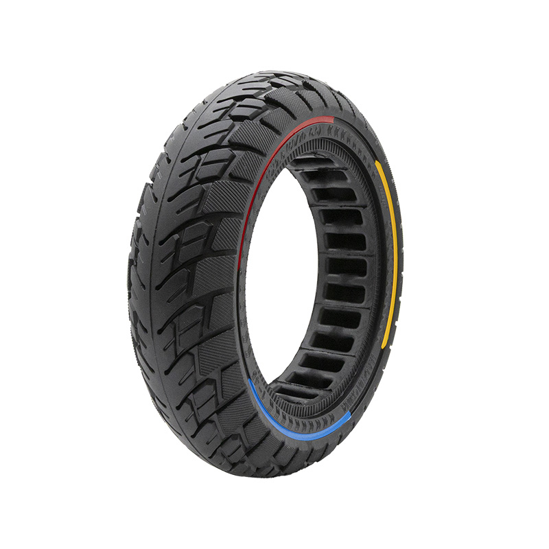 Rueda maciza 10x2,5(60/70-6,5) B45 - tricolor - RuedaQrueda