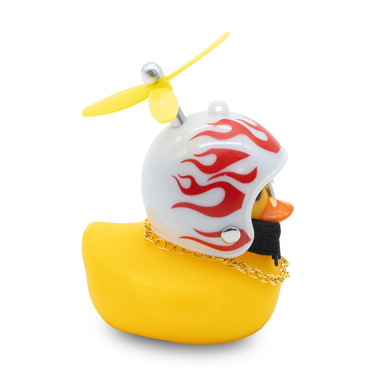 PTO-006 Pato casco hélice fuego - RuedaQrueda
