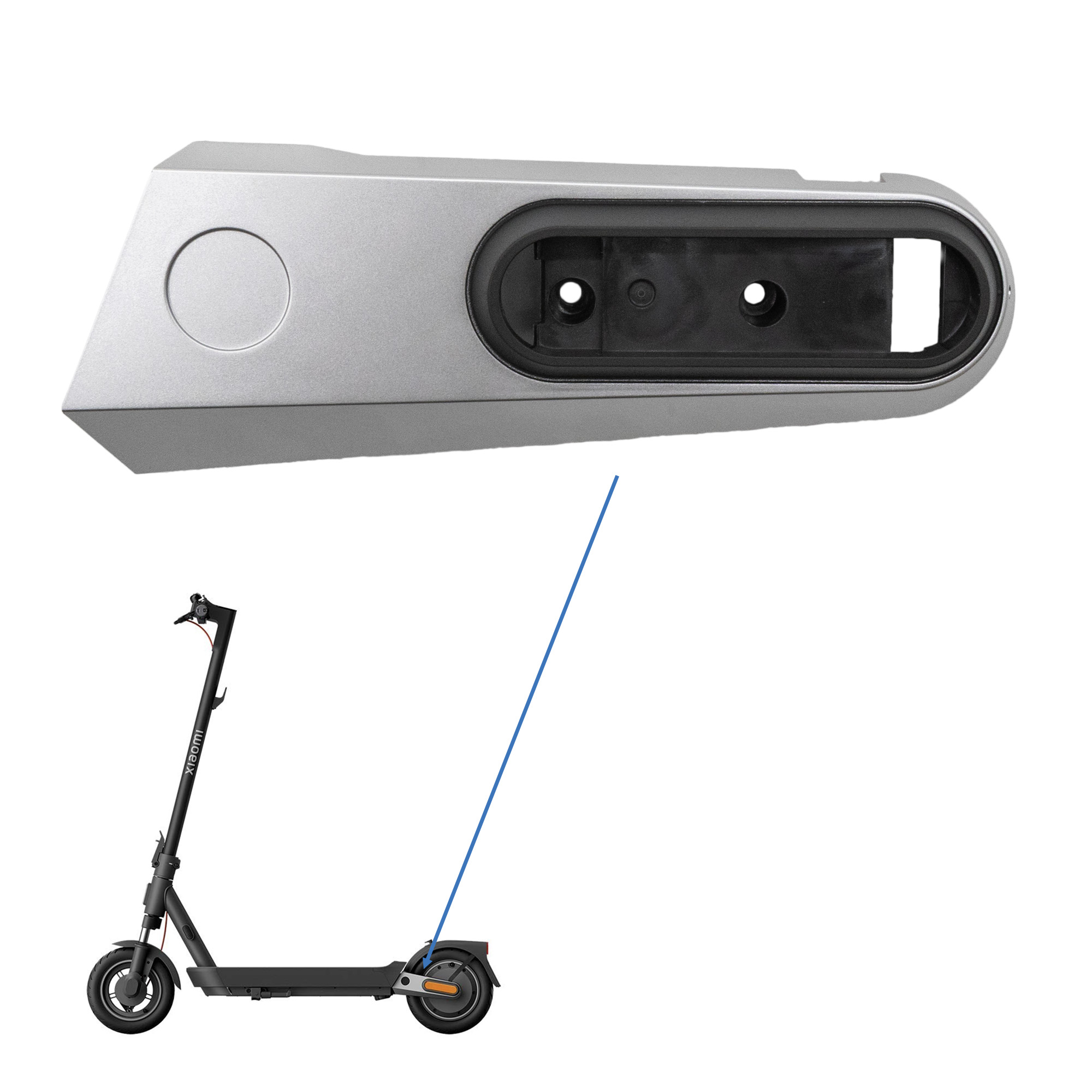 Embellecedor horquilla trasera-izquiera Xiaomi Mi5 Pro [ORIGINAL] - RuedaQrueda