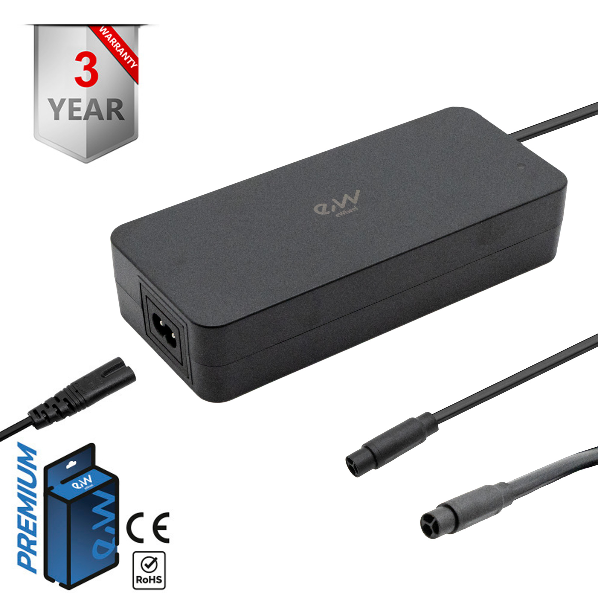 Cargador premium 54V (salida 63V) 2A Julet JL-F-Z3105AG - RuedaQrueda