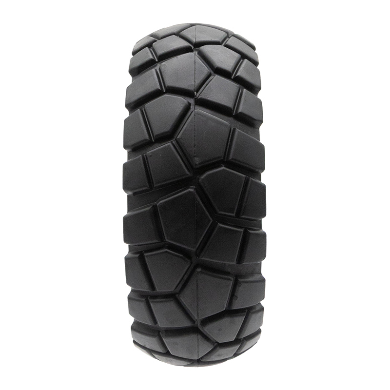 Rueda maciza 9x3-5,5 línea roja-negra [Amitor] - RuedaQrueda