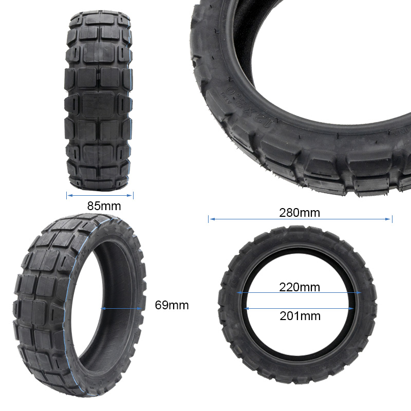 Neumático tubeless 12x3 CY416 [Yuanxing] - RuedaQrueda