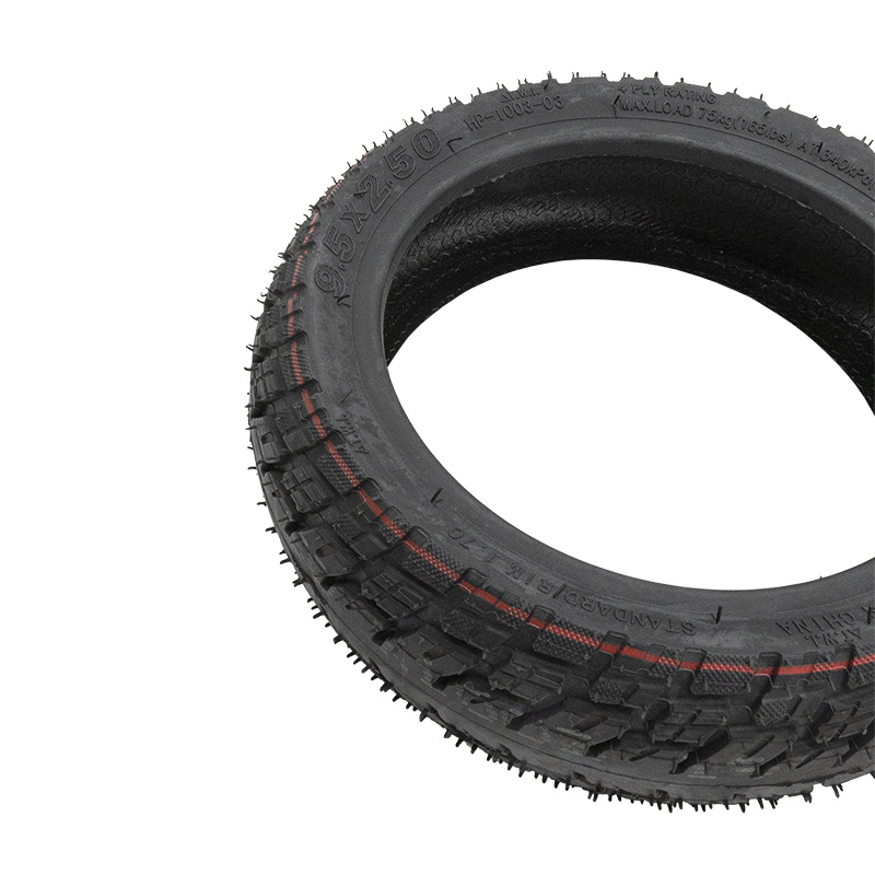 Pneu Tubeless off-road 9,5×2,50 con válvula - RuedaQrueda
