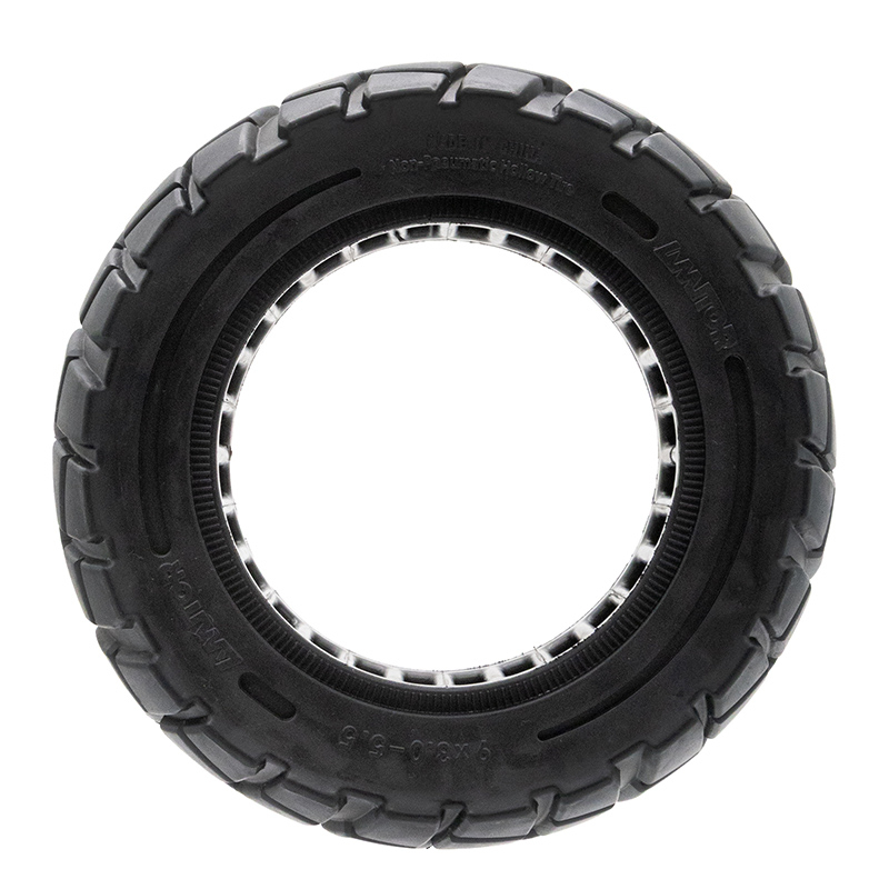 Rueda maciza 9x3-5,5 línea negra [Amitor] - RuedaQrueda