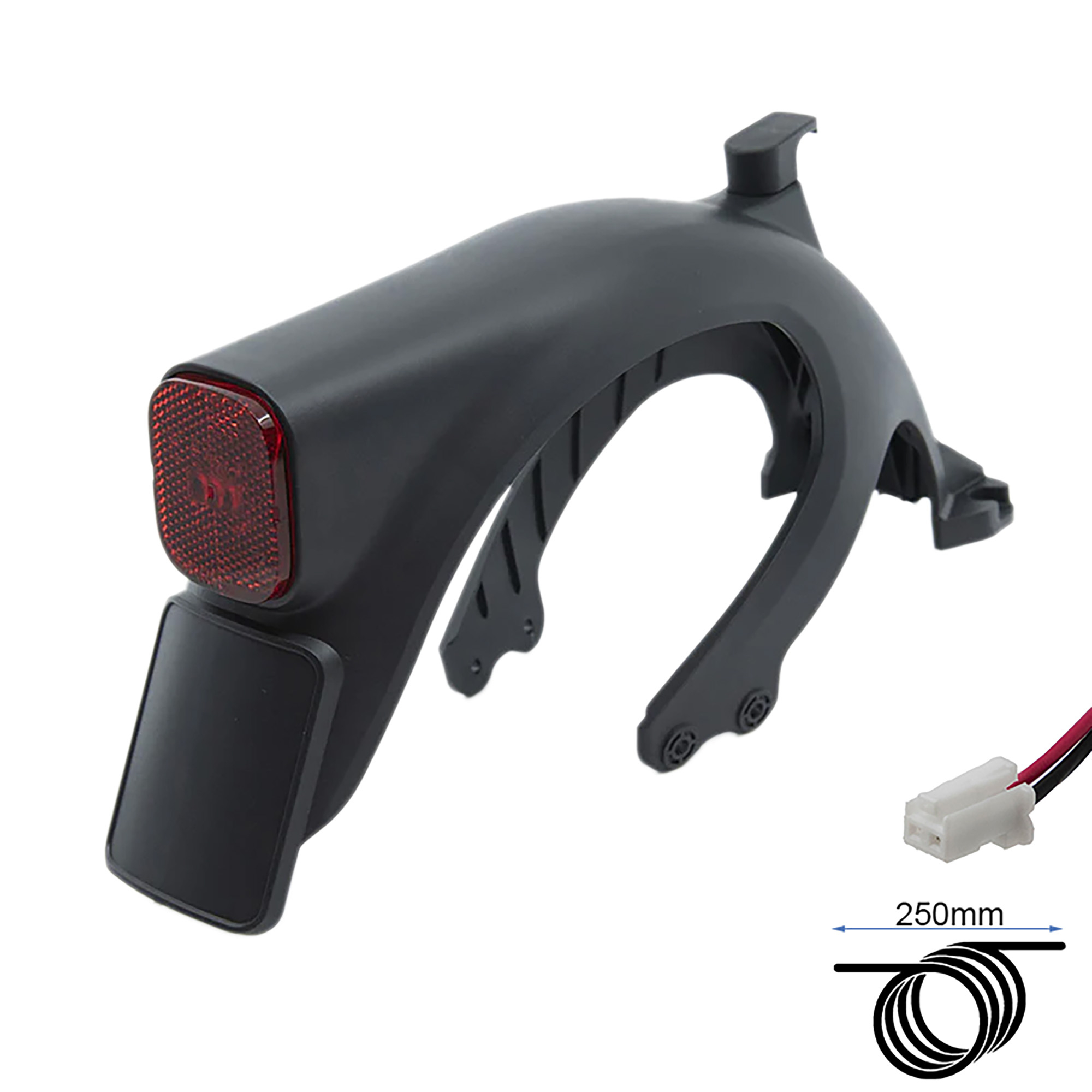 Guardabarros trasero con luz negro Ninebot Max G2 E [Ninebot] - RuedaQrueda