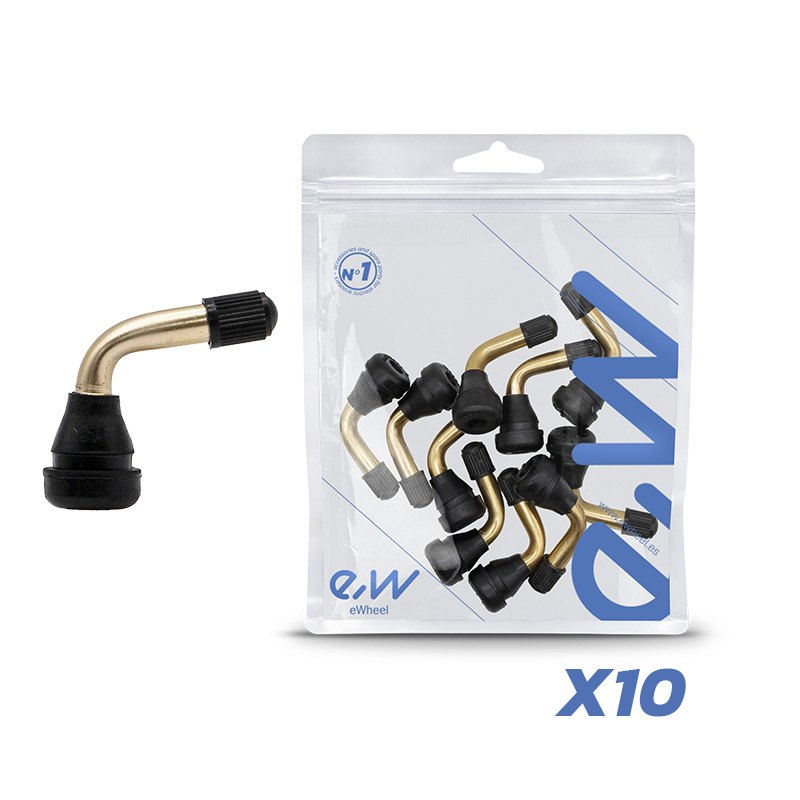 Válvula tubeless curva 90° - PVR 60 - 10uds - RuedaQrueda