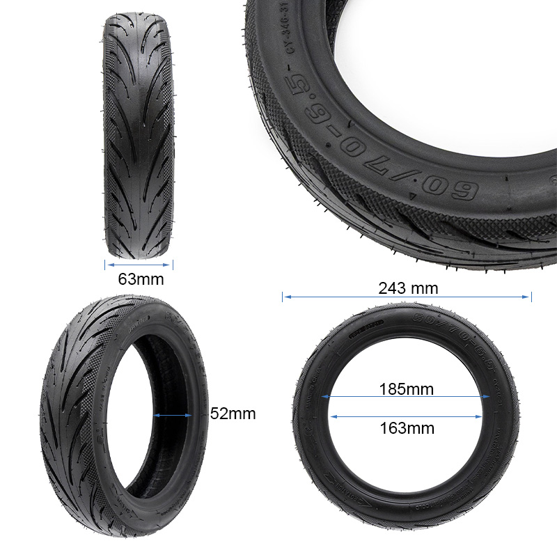 Neumático tubeless 60/70-6,5 [Yuanxing] - RuedaQrueda