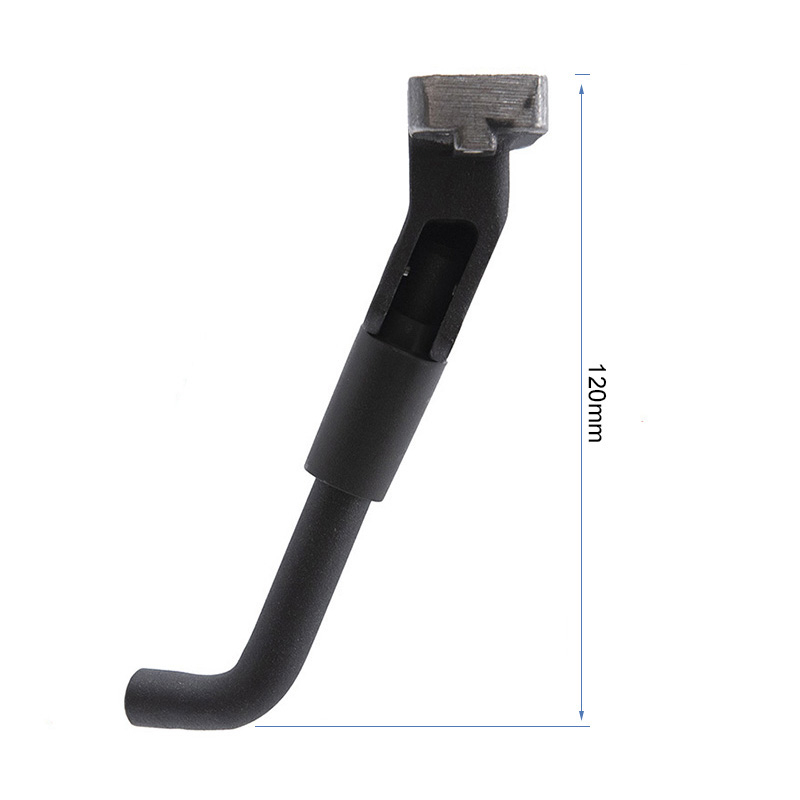 Caballete negro con embellecedor 130mm Ninebot E22/E25 E [Ninebot] - RuedaQrueda