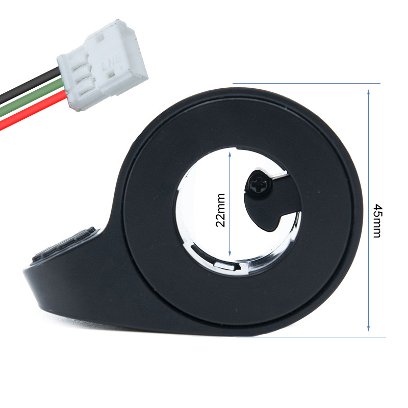 Acelerador negro 13cm Ninebot E2 E / E2 Plus [Ninebot] - Conector JST ZH - RuedaQrueda