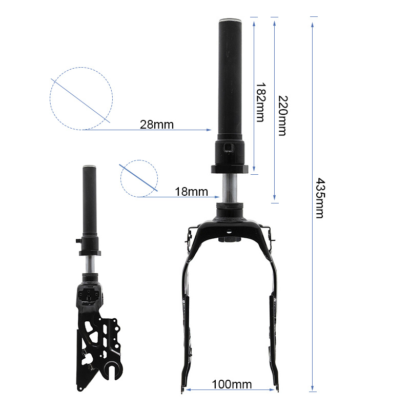 Amortiguador delantero de horquilla del Ninebot F3 - RuedaQrueda